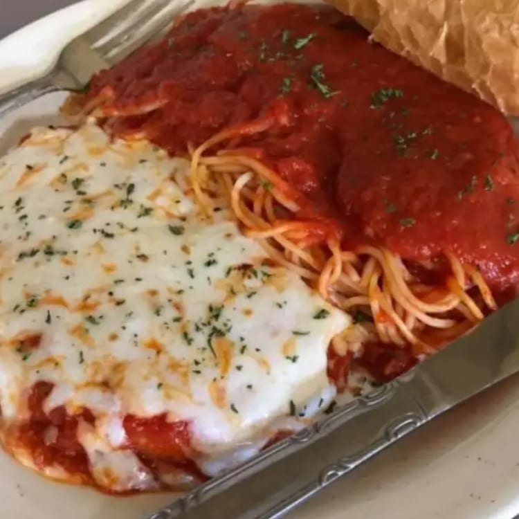 Chicken Parmigiana.